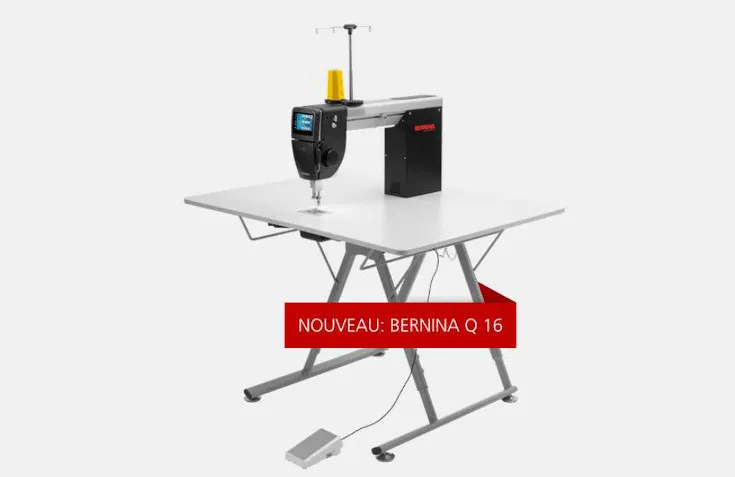 Bernina Q16, la nouvelle machine de quilt